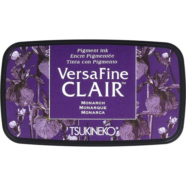 Tsukineko Monarch Versafine Clair Ink Pad, Synthetic Material, Purple, 5.6 x 9.7 x 2.3 cm