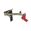 Lower Part Kit Al Red Adj Trigger, Extended Release & Slide Lock Fits Glock 17 