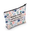 Medical Coder Makeup Bag Medical Coding Gifts Code Worker Zipper Bag Clinical Coder Gifts Medical Coder Merch (Coder UK)