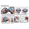 Poseion BT100DG Showerhead Head Cover Replacement
