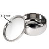 Grandslam Shaving Bowl and Brush Kit, Stainless Steel Shaving Bowl With Mirror and Lid, Wide Mouth, Shaving Kit For Men