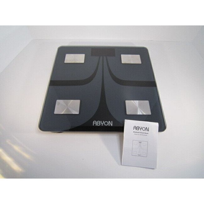 ABYON Bluetooth Smart Bathroom Scales for Body Weight Digital Body Fat Scale