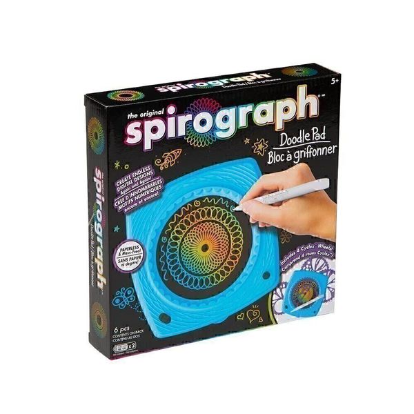 Spirograph Doodle Pad– Arts and Crafts, Scratch Art, LCD Writing Tablet Toy...