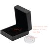 COWFEX PU Coin Presentation Display Box Holder with Capsule for 40mm (Black)