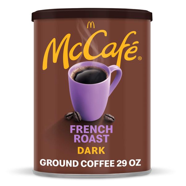 McCafe French Roast, Dark Roast Ground Coffee, 29 oz Canister