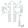 Extel Weca 90301.4 Electric Strike Free passage Lock