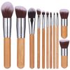 11Pcs Cosmetic Makeup Brushes Set Foundation Powder Eyeshadow Shadow Blush Brush