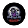 Beast Werwolf Halloween Gym Workout Thema PopSockets Klebender PopGrip