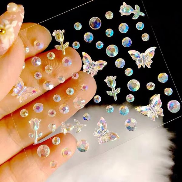 Face Gems Stick on Eyes Face Body Rhinestones for Women Body Face Eyes Gems Crystals Rhinestone Gems Stickers for Face Eye Makeup Taylor Gems Swift (Butterflies)