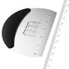 Gimars Stainless Steel Baking Dough Cutter, Dough Scraper