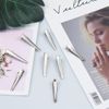 100 Pack Crocodile Clips Hair, Silver Alligator Clips with Teeth, Non-slip Metal Hair Barrette for Women Girls Hairdressing, DIY Hair Bows Making