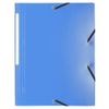 Exacompta - Ref 55810E - Elasticated 3-Flap Folders - Suitable for Storing A4 Documents, Opaque 0.5mm Polypropylene, Spine Label for Easy Identification - Random Colour