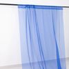 5ft x 32ft ROYAL BLUE Premium Chiffon Sheer Backdrop CURTAIN PANEL Drape Party