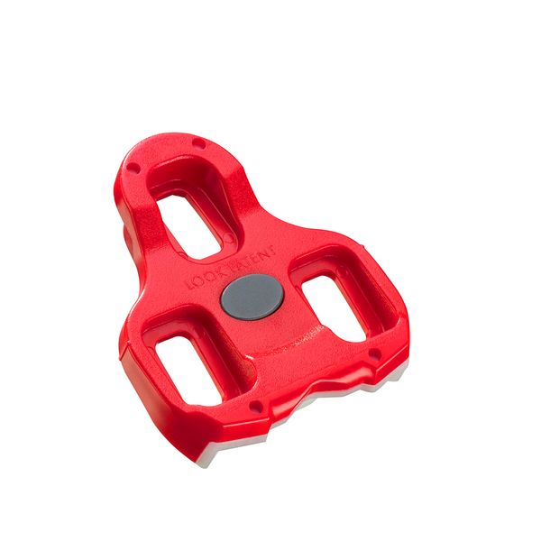 LOOK Cycle - KEO CLEAT Cycling Cleats with Memory Positioner Function - Compatible with all Pedals on the Market - Minimum Weight, Compact Size - 9° Angular Freedom - Colour Red