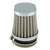 Ager 54mm Oval Power Filter, Stainless Steel, Silver