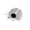 Jopto 4Pcs SCS8UU Linear Motion Ball Bearing CNC Slide Unit Bushing Block Linear Roller for 3D Printer