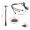 3x Front Grille Lighting Universal Car Led Light Kit Car Eagle Eye Light White