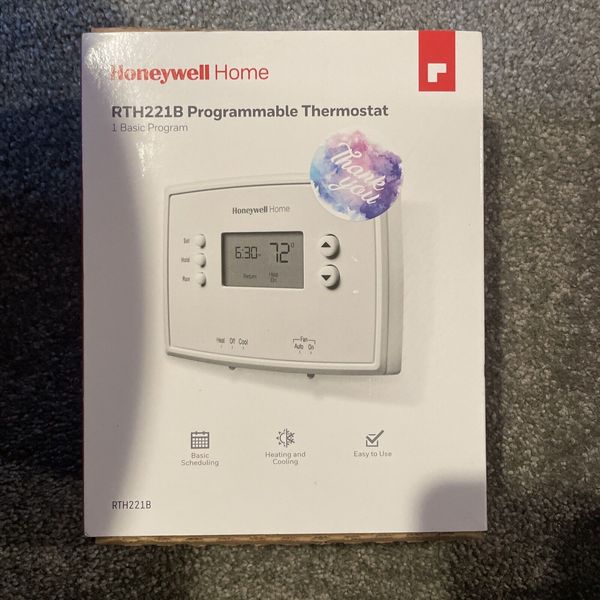 Honeywell Home RTH221B 1-Week Programmable Thermostat with Digital Display