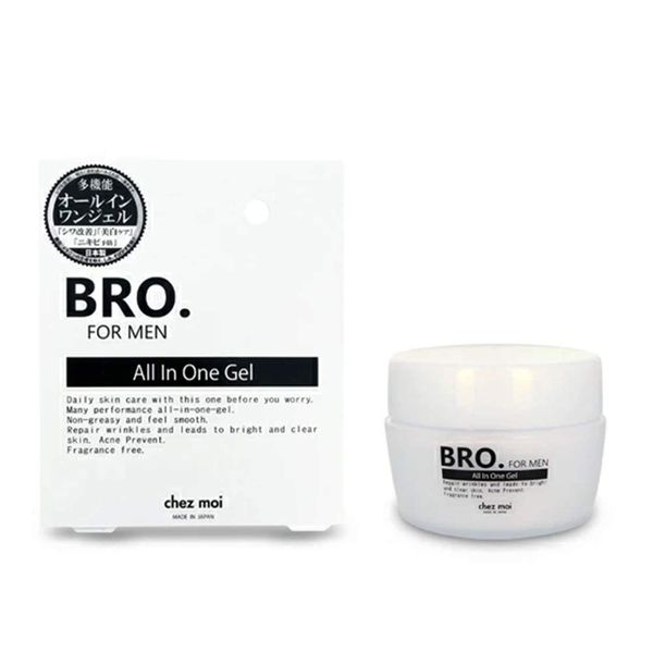 CHEMOI BRO.FOR MEN All-in-One Quasi-Drug Gel, 1.1 oz (30 g)