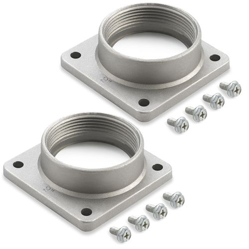Relaxweex 2 Pieces Meter Socket Hub 2" Screw Mount Meter Socket Hub 200 Amp Meter Socket Hub for Circuit Security