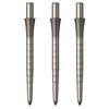 Mission Darts Sniper Points Ripple | Steel Tip Replacement Points | 28mm Silver