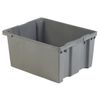 Stack and Nest Bin, 30-1/8 in L, Gray