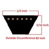 V Belt for A80 or 4L820 ( Outer Length 82" x Width 1/2" ) V-Belt