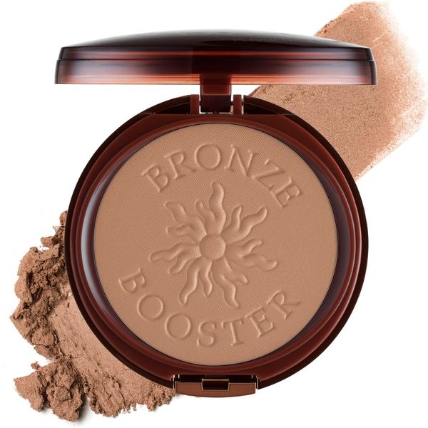 Physicians Formula Bronze Booster Pressed Contour Bronzer - Glow Activator Vitamin Infused Technology with a Natural Finish, Buildable Coverage, Cruelty-Free & Hypoallergenic - Medium-to-Dark