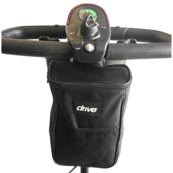 Drive Mobility Scooter Tiller Storage Security Bag Pouch Removable