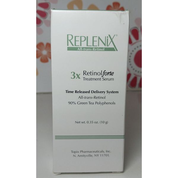 NIB Replenix 3x Retiniol Forte Treatment Serum 0.35 oz