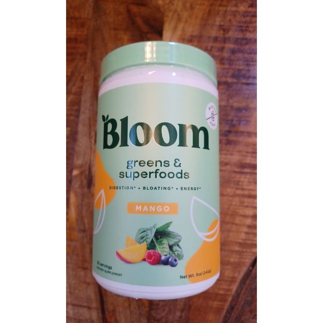 Bloom Nutrition Greens & Superfoods: Mango 30 servings