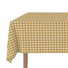Martina Home - Vichy Teflon Tablecloth - Gold - 140 Round