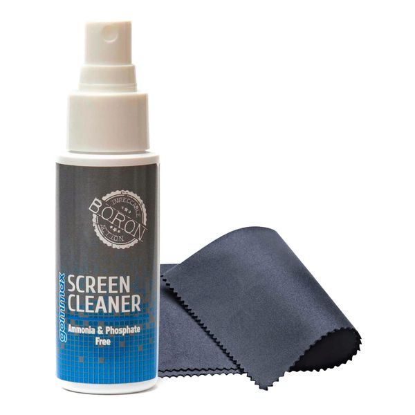 Screen Cleaner Spray Bottle with Microfiber Cloth for Electronical Devices (1.70 Ounces), Ideal for Laptops, Computers, Tv Screens, Phone Screens, Tablets, Camera Lenses, E-Readers, Eyeglasses