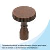 sourcing map Lamp Turn Switch Knob On/Off Replacement Twist Knobs Extension 20mm Length for Lamp Socket, Red Bronze Pack of 2