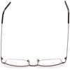 Foster Grant Men's T10 Rectangular Reading Glasses, Shiny Gunmetal/Transparent, 52 mm, +1.00