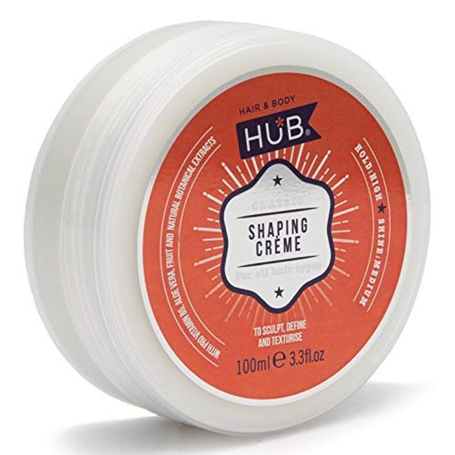 HUB Classic Shaping Creme Styling Product - 100 g / 100 ml x 1. Strong Hold and Medium Shine Finish