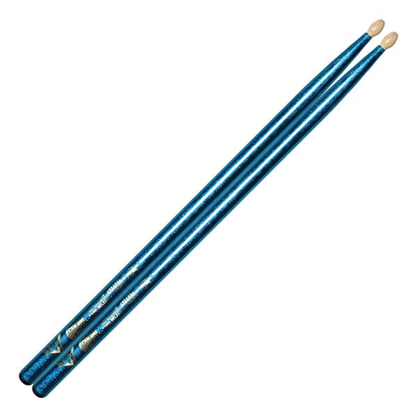 Vater Color Wrap 5A Blue Sparkle Wood Tip VCB5A