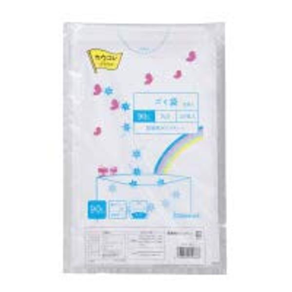 PA) Low Density Thin Mouth Trash Bags, Refill, 2.8 gal (90 L), Milky White, 120 Sheets x 3