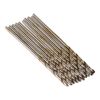 Mtsooning 10 Pcs 1mm Micro HSS Twist Drill Bit Straight Shank Electrical Drilling Tool