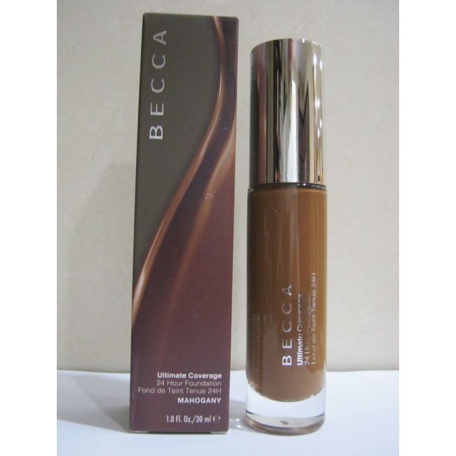 Becca ~ Ultimate Coverage 24hr Foundation - Full Size 1oz/30ml .- Color MAHOGANY