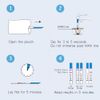 Wondfo 50 Ovulation Test Strips and 20 Pregnancy Test Strips Kit - Rapid Test Detection for Home Self-Checking (50 LH + 20 HCG)
