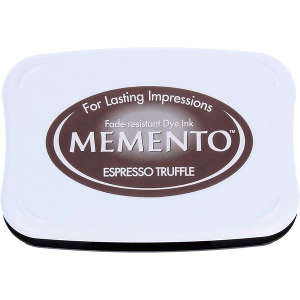 Tsukineko Memento Dye Ink Pad - Espresso Ink