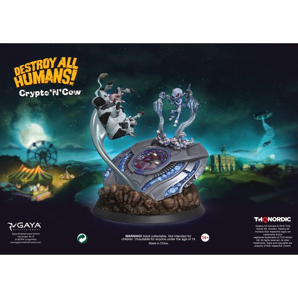 Destroy All Humans! Crypto'n'Cow Figurine
