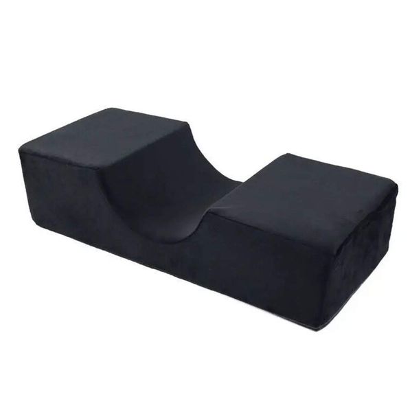 Ixkbiced Memory Foam Pillow, Wimpernverlängerung Ergonomisches Spezialkissen, Schlafnackenstütze Kopfstütze(schwarz)