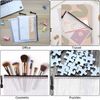 A5 Plastic Wallets Folder Zip Wallets Zipped Wallets Ziplock Bags Zipper Bag - 24PCS Black