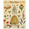 Cavallini Papers & Co. Bees & Honey 1,000 Piece Puzzle, Multi