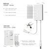 RAYZEEK Wireless Motion Sensor Controller Kit-No Wiring Mini PIR Sensor Switch 12/24VDC RF Wireless Control Led Strip Lights with Dimmable,Timer for Stairway(1 ×Controller+2 ×Motion Sensor)