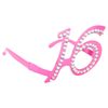Folat Glasses 16 Birthday Pink Diamondframe