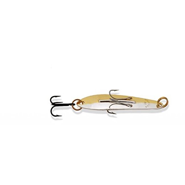 Ice Jig Williams Lures - Silver & Gold Mirror - J60H - 3-1/4" Long - 1/2 oz