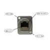 RJ45 Coupler Inline Coupler CAT.A6 Ethernet Cable Extension Adapter Female to Female (F/F) (2 Pack)
